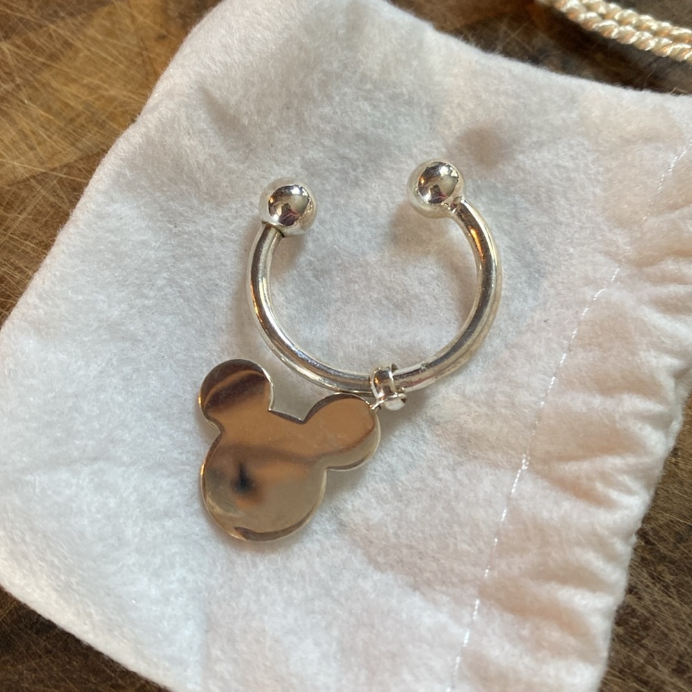 Sterling Silver Mickey Mouse Key Ring